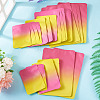 72Pcs 4 Styles Two Tone Rectangle Plastic Gift Bags OPP-TA0001-17-5