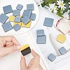 CHGCRAFT 24Pcs 3 Styles Self Adhesive Plastic Furniture Sliders FIND-CA0001-91-3