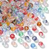 300Pcs Transparent Baking Paint Glass Beads GLAA-CJ0002-46-1