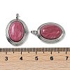 Natural Rhodonite Pendants KK-P283-54P-02-3