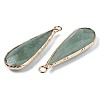 Natural Green Aventurine Pendants G-S359-319A-3