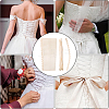 Gorgecraft 1 Set Women's Wedding Dress Zipper Replacement DIY-GF0007-46-5