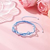 Glass Seed Beads Braided Beaded Bracelets for Women BJEW-MZ00215-03-1