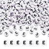 500Pcs Acrylic Horizontal Hole Letter Beads OACR-YS0001-03E-1