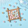 30Pcs 6 Colors Opaque Acrylic Beads FIND-YW0008-06-4