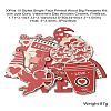 30Pcs 10 Styles Single Face Printed Wood Big Pendants Kit WOOD-CJC0011-11-9
