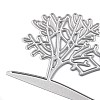 Tree of Life Carbon Steel Cutting Dies Stencils DIY-R079-032-4