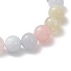 Dyed & Heated Natural Quartz Beads Stretch Bracelets for Women BJEW-JB13167-4