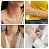 4M 2 Colors Brass Paperclip Chains CHC-TA0001-21-7