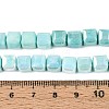Anti-Tarnish Electroplate Glass Beads Strands GLAA-T025-8mm-10E-4