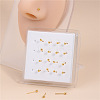 20Pcs Round Brass Nose Studs WGFA8C5-03-2