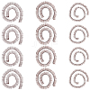 15Pcs 3 Styles Plush Craft Doll Eyelashes Strips DOLL-CP0001-07B-1