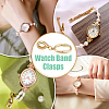 6Pcs Zinc Alloy Twister Clasps FIND-FH0016-55G-5