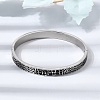 304 Stainless Steel Black Enamel Animal Skin Print Hinged Cuff Bangles for Women SA-CBAC920-02P-1