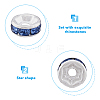 420Pcs 12 Colors Zinc Alloy Rhinestone Spacer Beads FIND-HY0001-83-4