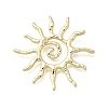Hammered Alloy Pendants PALLOY-B016-03A-G-1