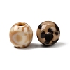 Two Tone Opaque Acrylic European Beads OACR-Z040-02-2