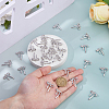 30Pcs Rack Plating Alloy Pendants FIND-FH0012-08P-3