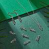 10Pcs Brass Micro Pave Cubic Zirconia Pendants KK-PH0014-23P-4