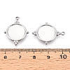304 Stainless Steel Pendant Cabochon Settings STAS-T065-94P-3