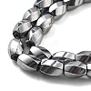 Electroplated Synthetic Magnetic Hematite Beads Strands G-P545-G01-02G-3