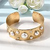 304 Stainless Steel Open Cuff Bangles BJEW-K264-05G-2