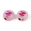 Luminous Frosted Acrylic Beads FACR-T008-02N-2