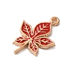 Thanksgiving Day Theme Alloy Enamel Pendants ENAM-M002-03G-05-2