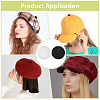 24Pcs 2 Colors Pure Cotton Covered Iron Buttons BUTT-BC0001-20-5