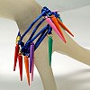 Fashion Acrylic Spike Bracelets BJEW-JB00641-05-2