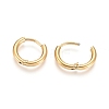 Ion Plating(IP) 304 Stainless Steel Huggie Hoop Earrings X-EJEW-F111A-13mm-G-3