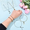 10Pcs 304 Stainless Steel Rolo Chain Bracelet Making AJEW-YW00004-01-5
