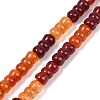 Natural Red Agate(Dyed & Heated) Beads Strands G-P595-A02-01-2