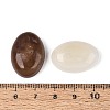 Natural Grey Agate(Dyed & Heated) Cabochons G-N361-05A-02-3
