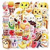 50Pcs Cartoon Food Paper Sticker STIC-C012-11-2