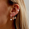 6 Pairs Brass Earring Sets NL6059-1