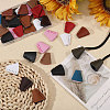 40Pcs 10 Colors Leather Cord Ends FIND-CA0011-38-5