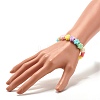 Candy Color Acrylic Beads Stretch Bracelet for Kid BJEW-JB07238-5