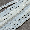 Faceted Rondelle Opalite Beads Strands EGLA-J134-3x2mm-D01-1