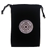 Velvet Tarot Cards Storage Drawstring Bags PW-WGD1949-04-1