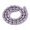 Opaque Glass Beads Strands GLAA-T028-14P-A04-2