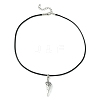 Alloy Bird Pendant Necklaces NJEW-JN04558-05-4