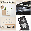 10Pcs 2 Styles Glass Rhinestone Car Stickers STIC-GF0001-42B-5