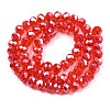Electroplate Glass Beads Strands EGLA-A034-T3mm-A27-2