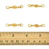 12Sets Brass Magnetic Clasps Converter KK-FS0001-95G-5
