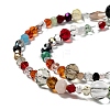 Mixed Electroplate Glass Beads Strands EGLA-A003-01-5