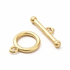 Rack Plating Eco-Friendly Brass Toggle Clasps KK-K165-36-3