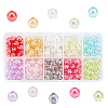 Electroplate Crackle Glass Beads CCG-PH0003-14B-1