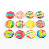Half Round/Dome Glass Flatback Cabochons for DIY Projects X-GGLA-Q037-12mm-18-1