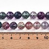 Natural Rainbow Fluorite Beads Strands G-S345-10mm-29-5